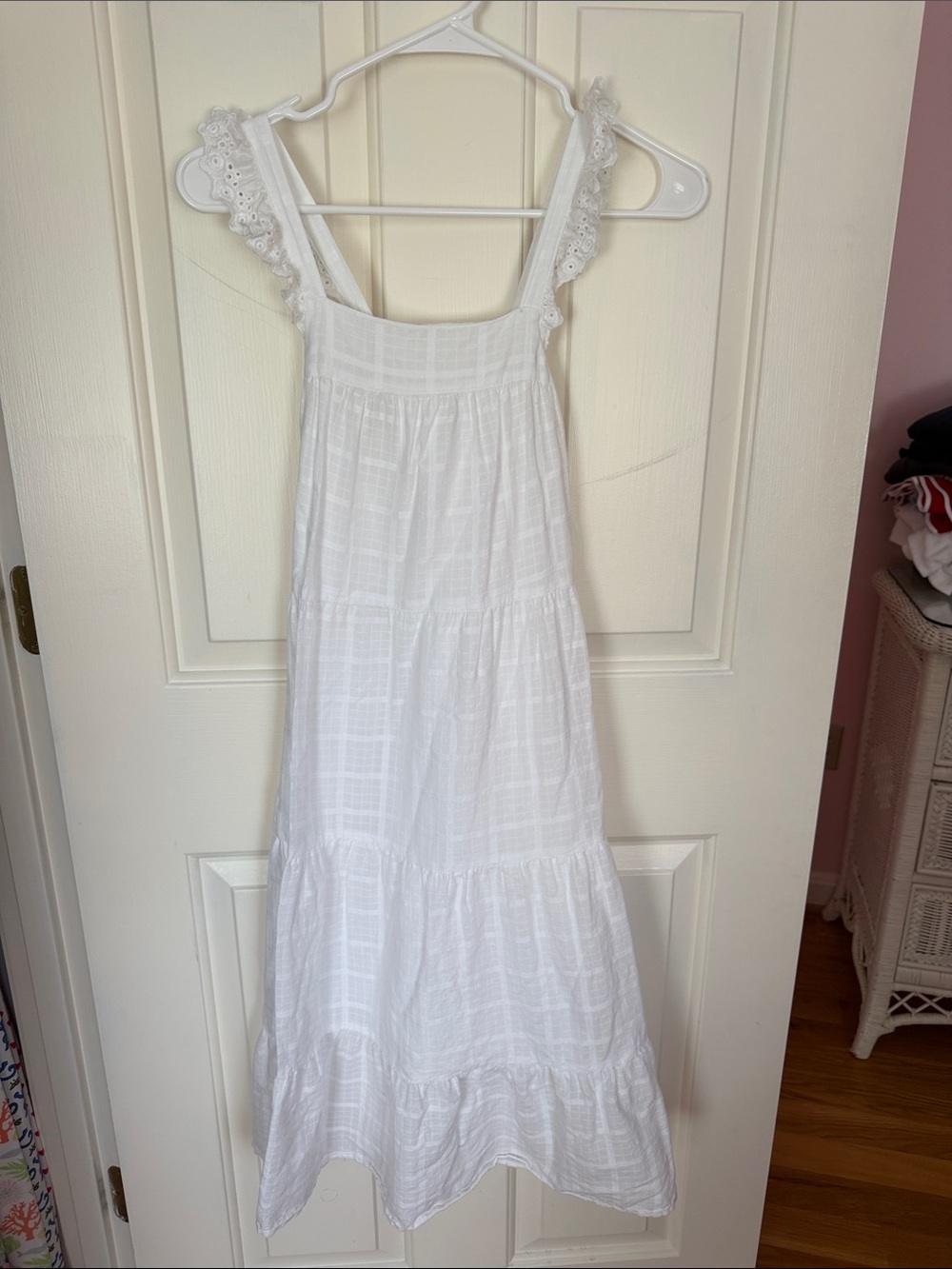 Cat & Jack White Ruffle-Top Dress